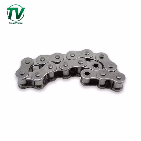 Промышленная роликовая цепь с коротким шагом, прецизионная нержавеющая сталь